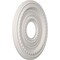 Ekena Millwork Cole PVC Medallion (Canopies up to 4 1/4"), 13"OD x 3 1/2"ID x 3/4"P, UltraCover Satin Blossom White CMP13COGBW - alternate 4